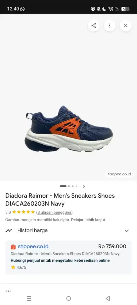 Diadora Raimor - Men's Sneakers Shoes DIACA260203N Navy