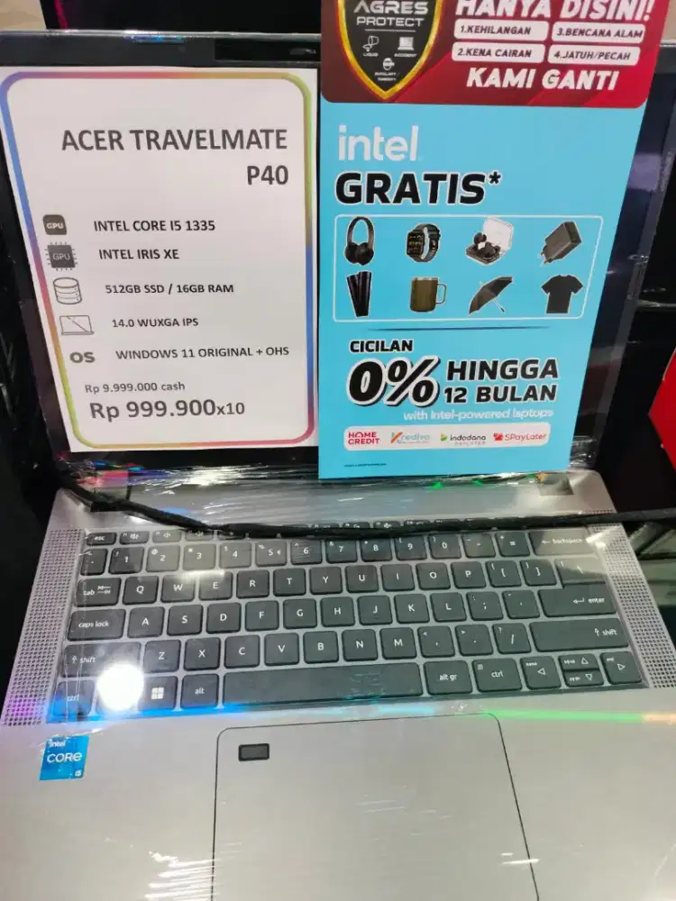 Laptop ACER TRAVELMATE

P40 INTEL CORE I5 1335 512GB SSD/ 16GB RAM