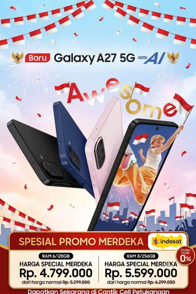 Galaxy A27 5G Promo Spesial Kemerdekaan