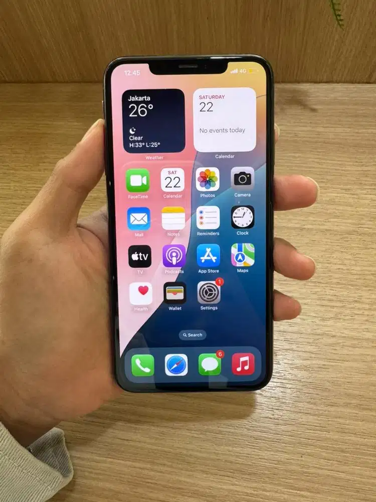 iPhone XS Max 256GB Regis Kemenperin Setara iBox Mulus Warna Gold
