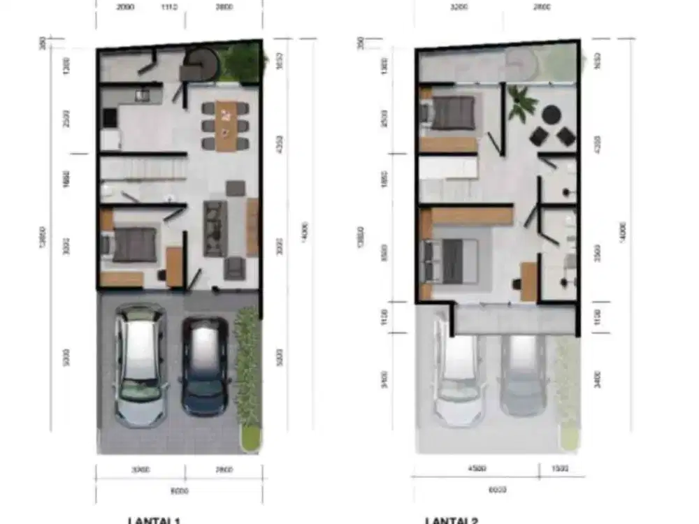 Dijual rumah gress rungkut! 2 lantai!