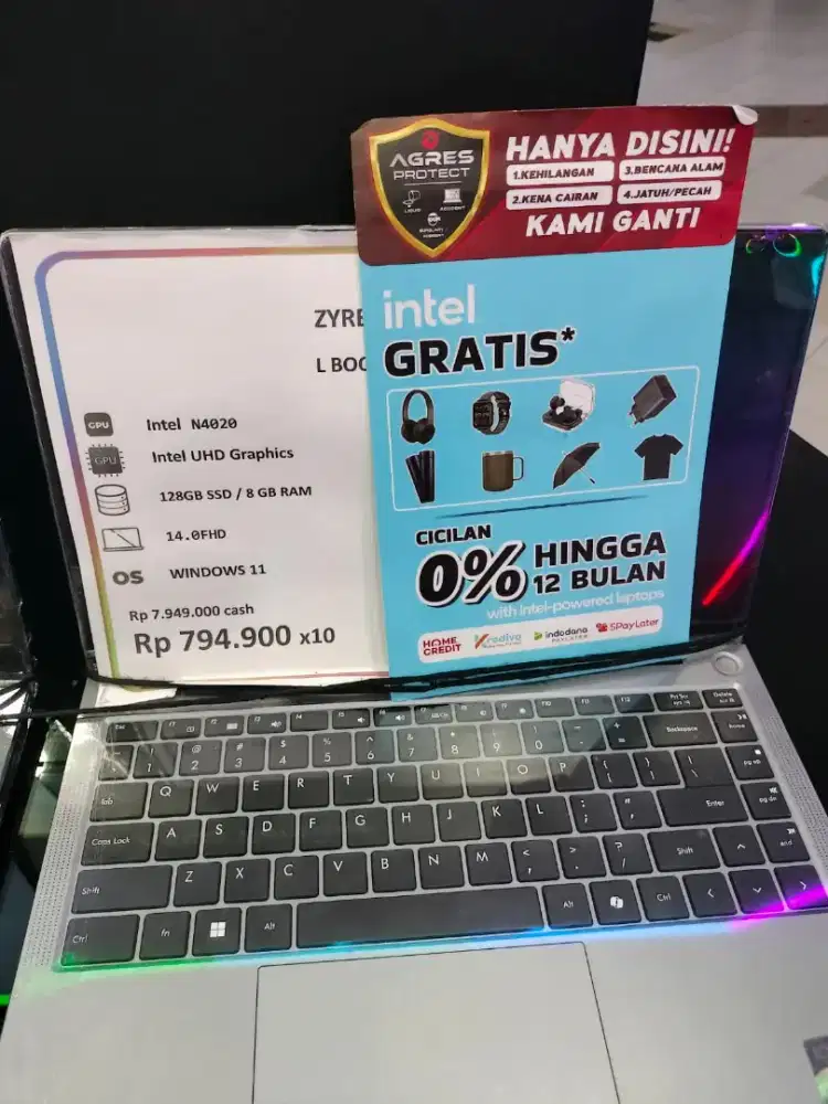 Laptop ZYREX L-BOOK Intel N4020 128GB SSD / 8 GB RAM