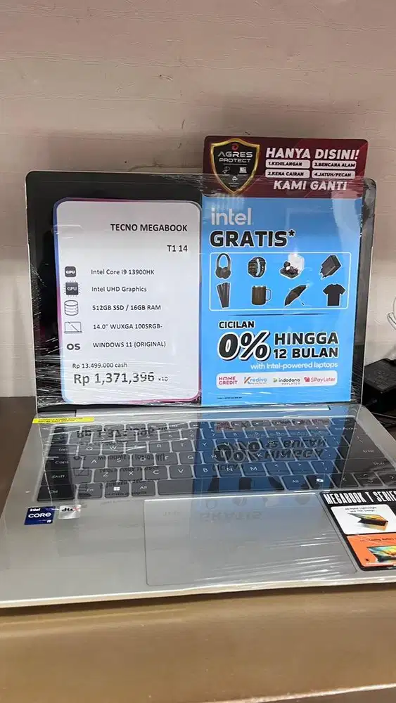 Laptop Tecno Megabook Promo Cicilan Ringan