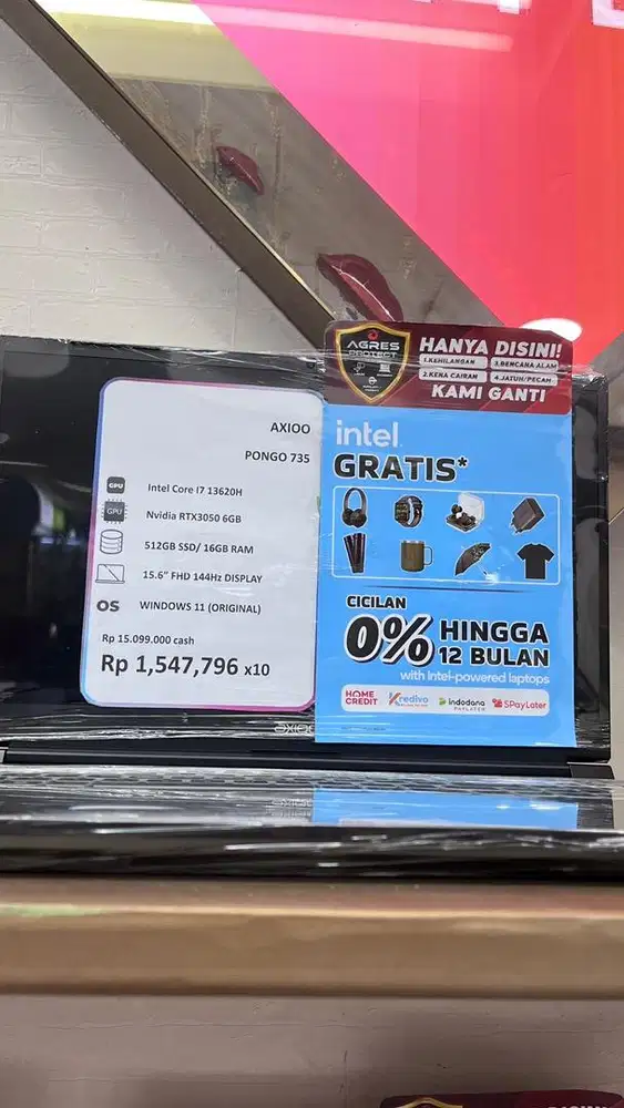 Laptop Axioo Pongo 735 Promo Cicilan Bunga 0%
