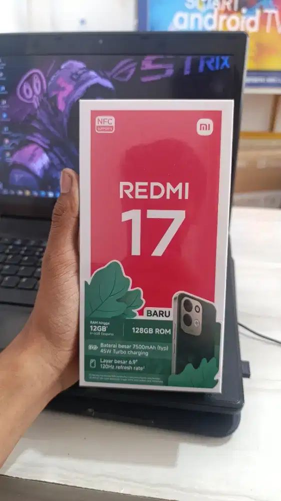 TERBATU REDMI 17 12/128 PROMO+BONUS GARANSI RESMI