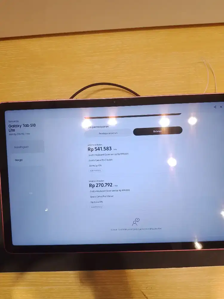 kredit tab S10 lite