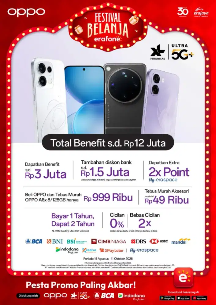 Promo Oppo x Erafone Cibiru