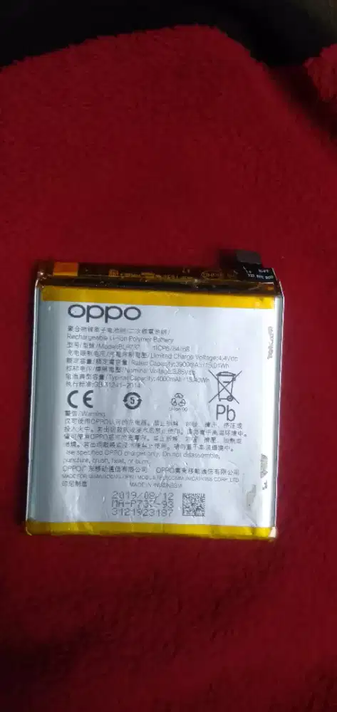 Laku di jual batrai asli  untuk semua hp android oppo reno 2 muraah