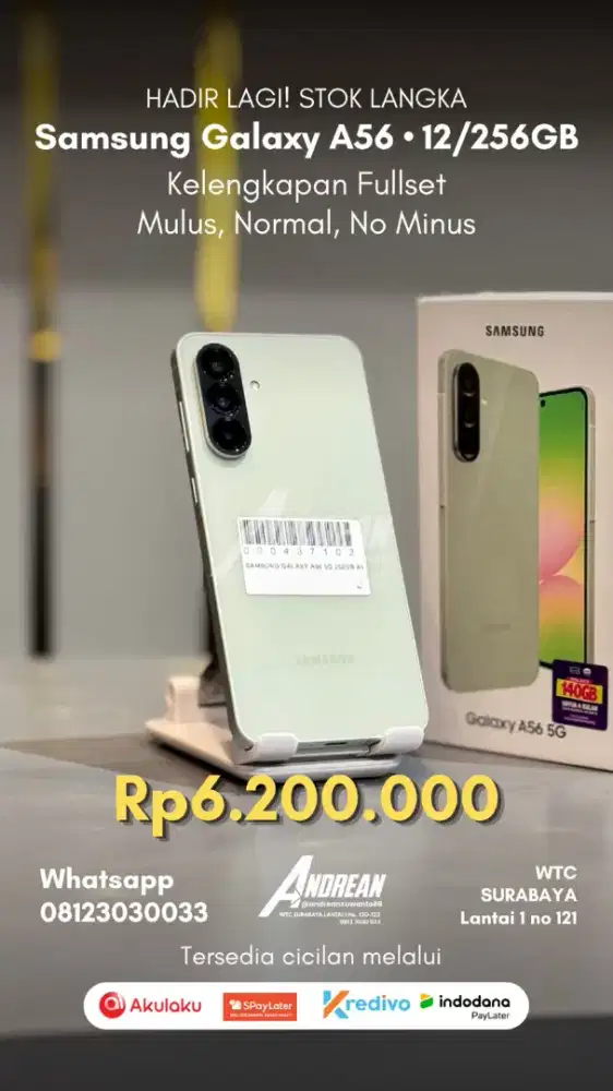 Samsung A56 second