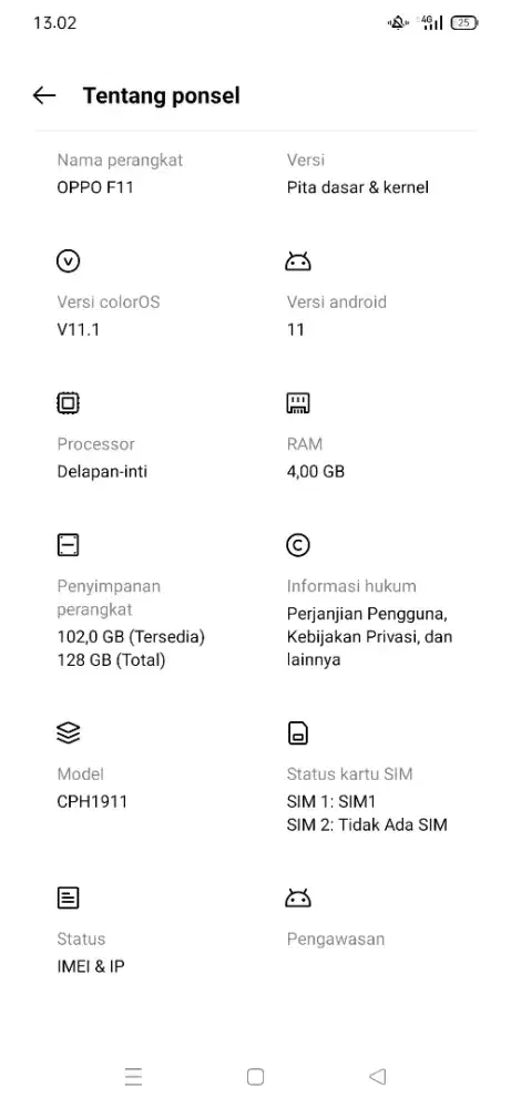 Bu banget jual cepat Oppo F11, ram 4/128 GB