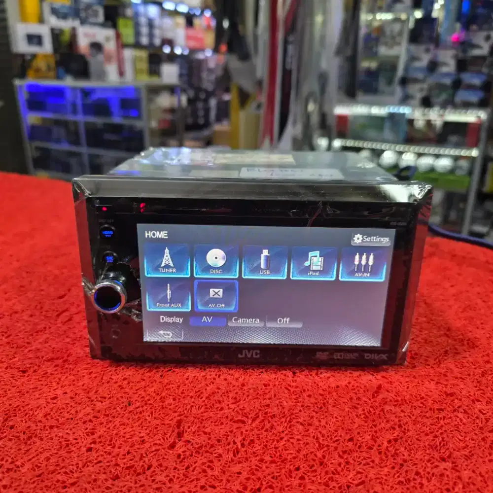 Head Unit JVC KW-AV51H sudah dipasang Bluetooth ex Honda Jazz Freed