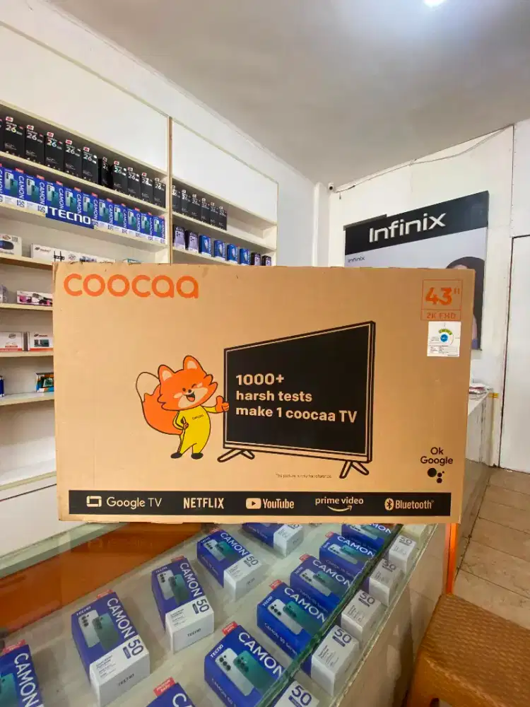 TV COOCAA 43z65 GOOGLE