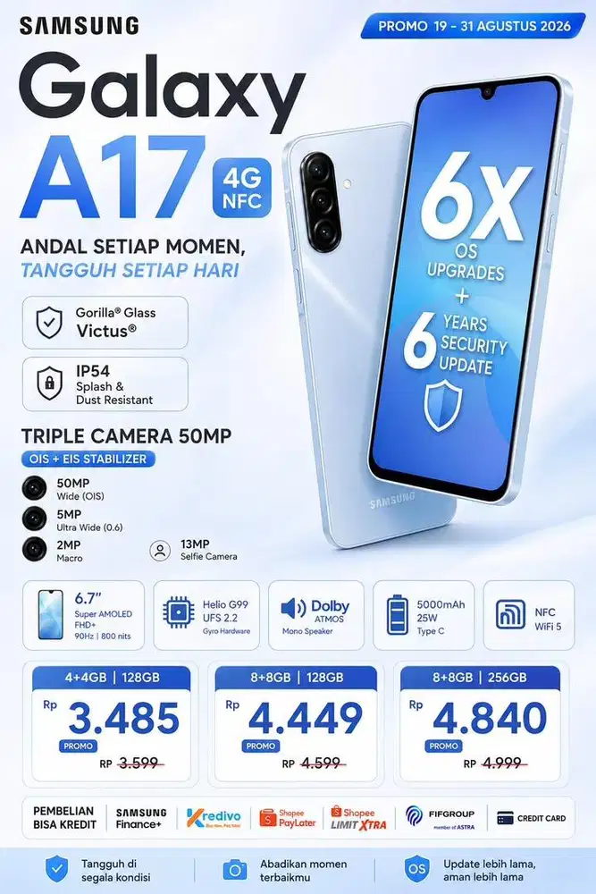 Promo Samsung A17 Series