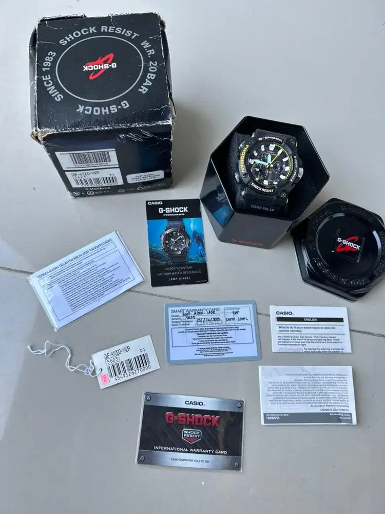 Gshock frogman lengkap sesuai gambar