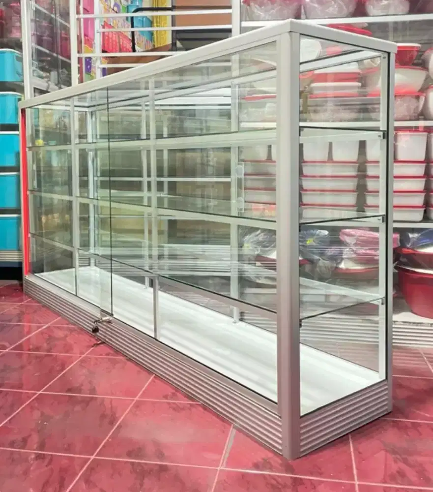 Di jual Etalase 2M Untuk Usaha || Kaca full 5mm