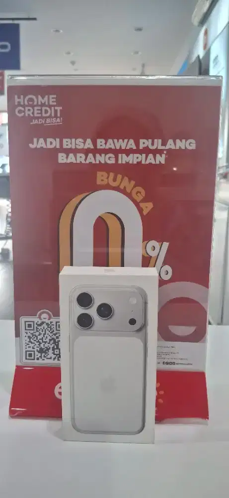 Ready iphone 17 pro dan promax silver di erafone antasari,,yuk buruan