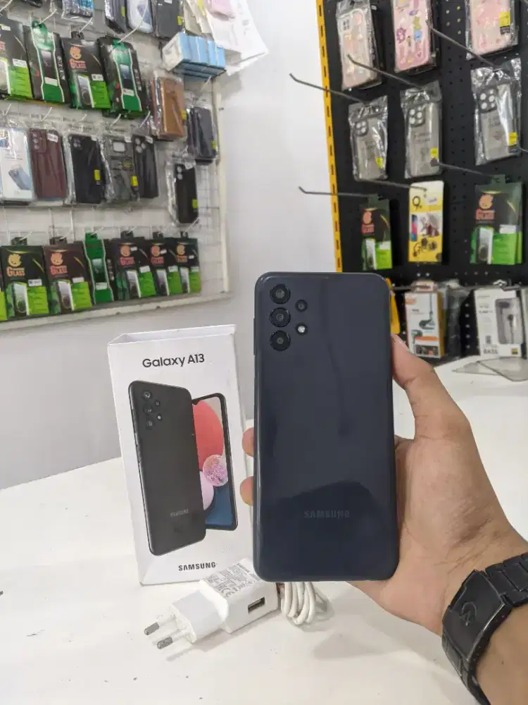 Samsung A13 Ram 6+6/128GB Lengkap kotak cas camera jernih batrei awet