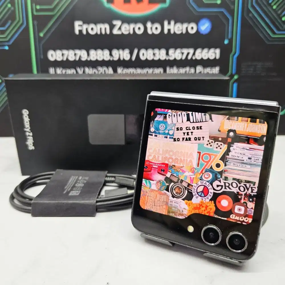Samsung Galaxy Z Flip 5 8/256GB Graphite SEIN Mulus Fullset No minus