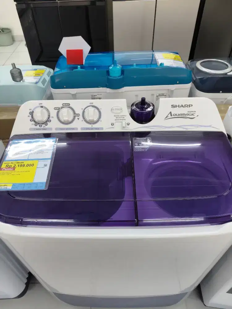 MESIN CUCI SHARP 9KG 255 Watt