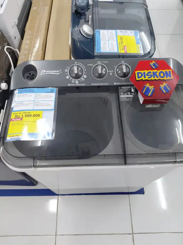 MESIN CUCI SHARP 6KG 320 Watt