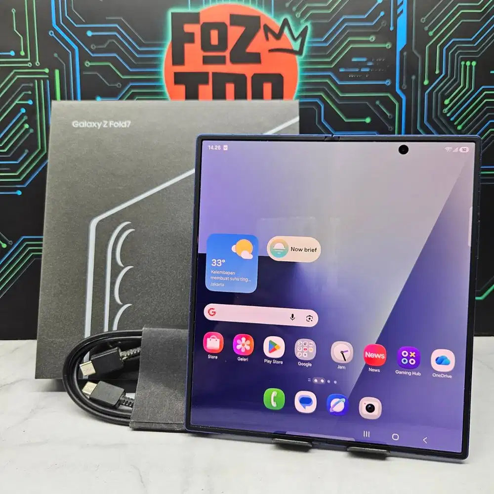 Samsung Galaxy Z Fold 7 12/256GB Navy SEIN Resmi Fullset Like New