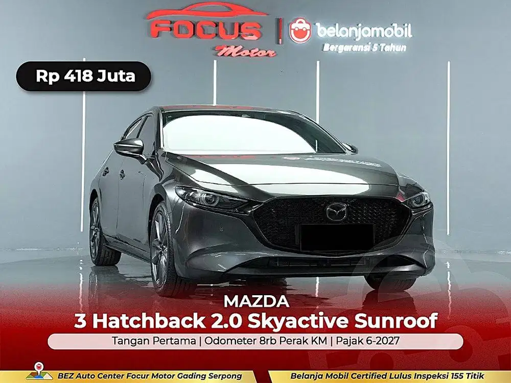 [ LOW KM 8RB ] Mazda 3 Mazda3 Hatchback HB 2.0 Sunroof 2023/2024
