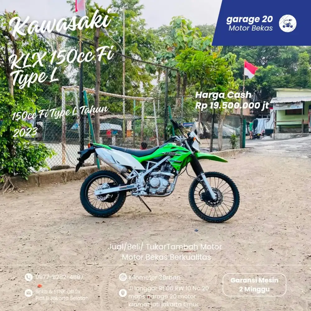 Kawasaki KLX 150cc Type L  Tahun 2023