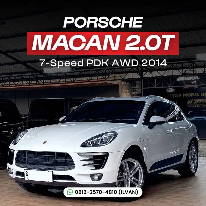 Porsche Macan 2.0T 7-Speed PDK AWD 2014 AT MATIC