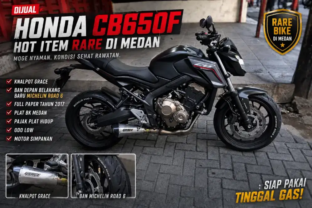 Honda cb650f 2017