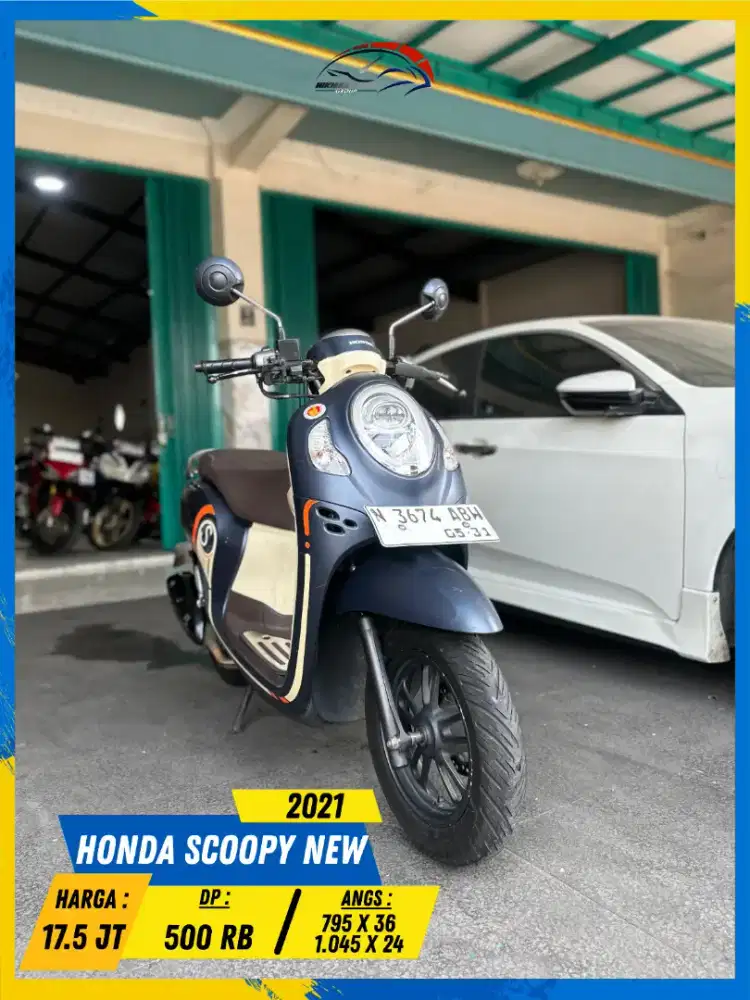 HONDA SCOOPY NEW 2021 BEKAS RASA BARU BOSSKU HIKMAH MOTOR KEPUH MALANG