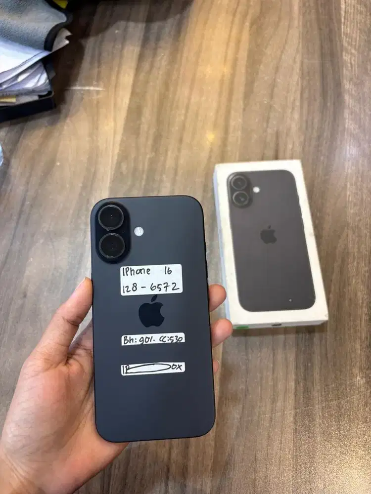 Iphone 16 128gb hitam ex ibox