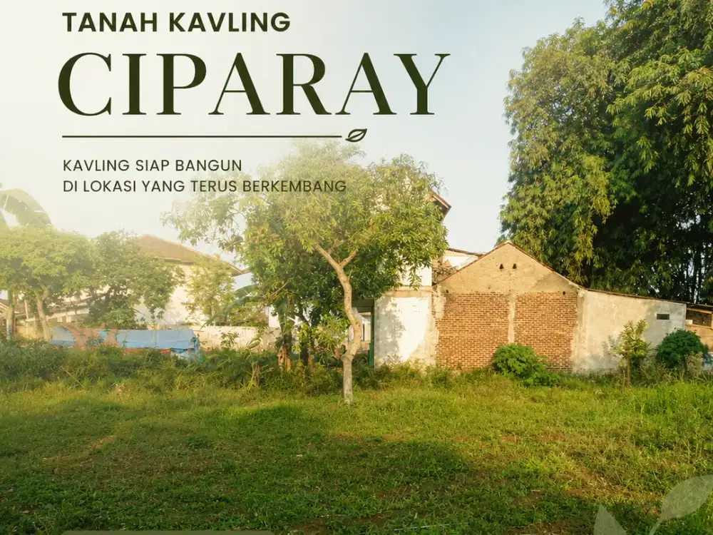 KAVLING SHM CIPARAY | LAHAN IDEAL UNTUK HUNIAN