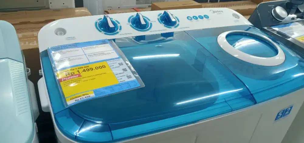 Mesin Cuci 2 Tabung Midea