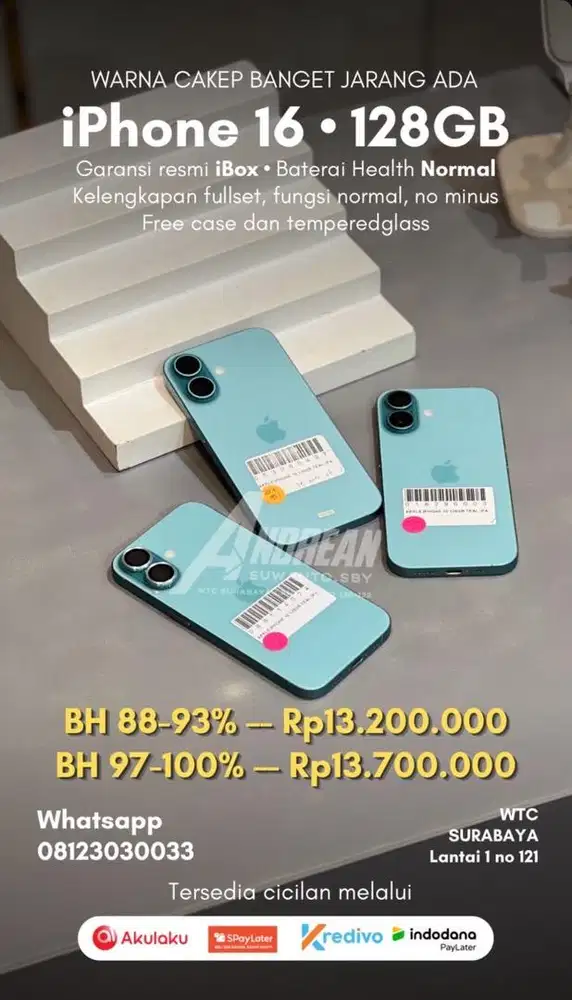 Second Iphone 16 128GB iBox