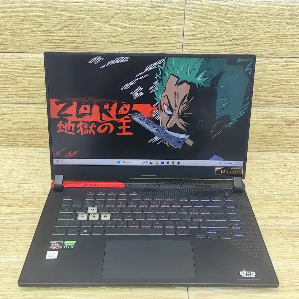 ASUS ROG G15 G531QC AMD Ryzen 7 5800H Ram 16GB SSD 512GB RTX 3050 4GB