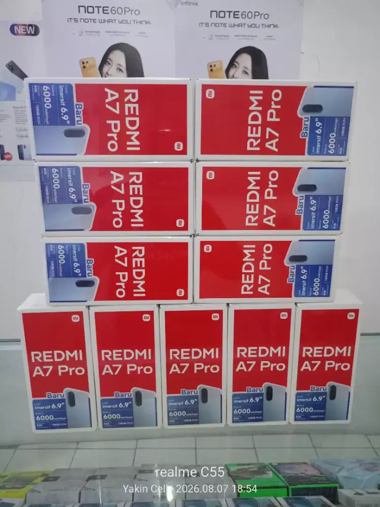 Xiaomi Redmi A7 Pro 4/128 GB Unisoc T7250 Batre 6000 mAh Garansi Resmi
