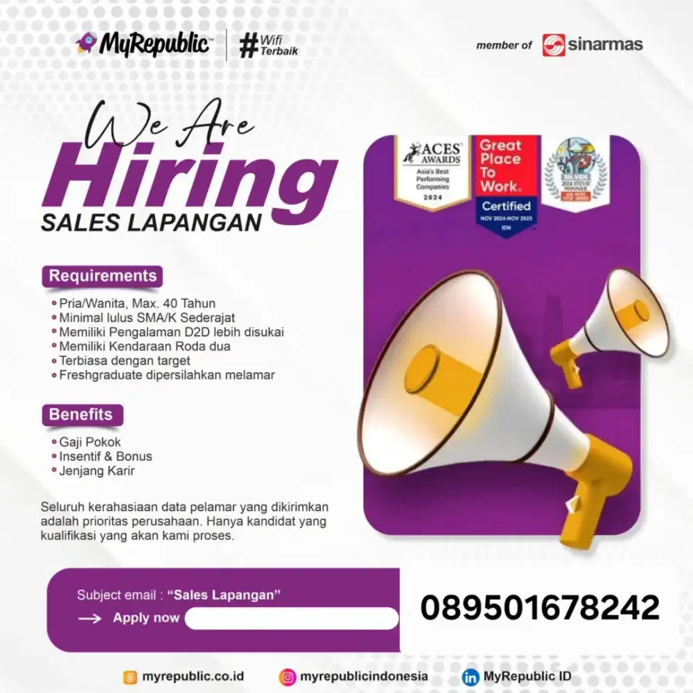 Sales proveder my republic