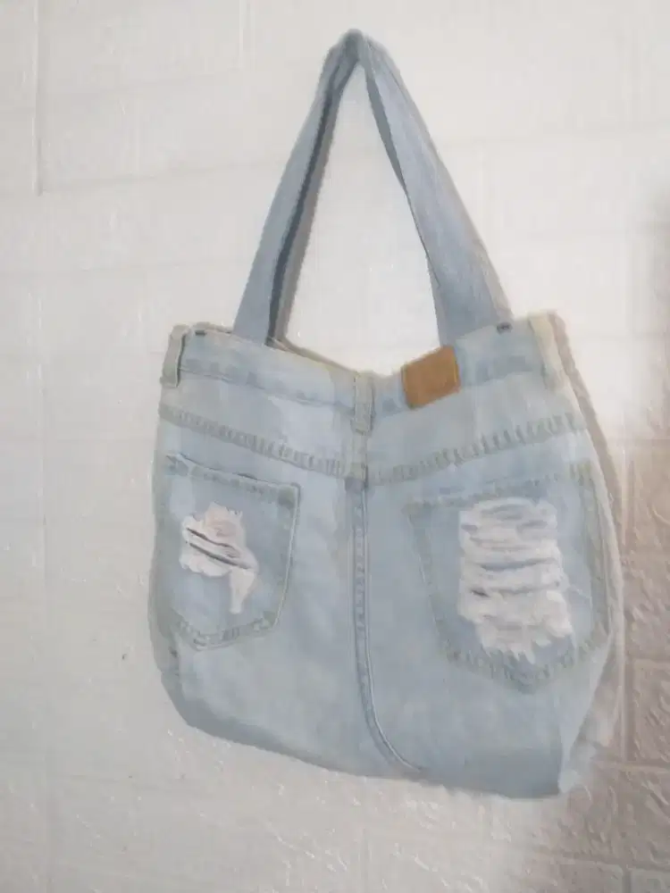 JUAL TAS JEANS BEKAS BAHAN IMPORT