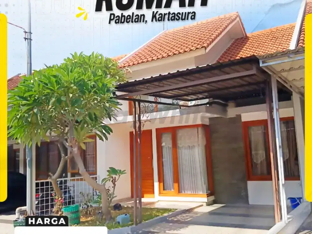 Rumah Cluster 2Kamar Siap huni dekat Kampus UMS Solo, Pabelan Kartasura Skh