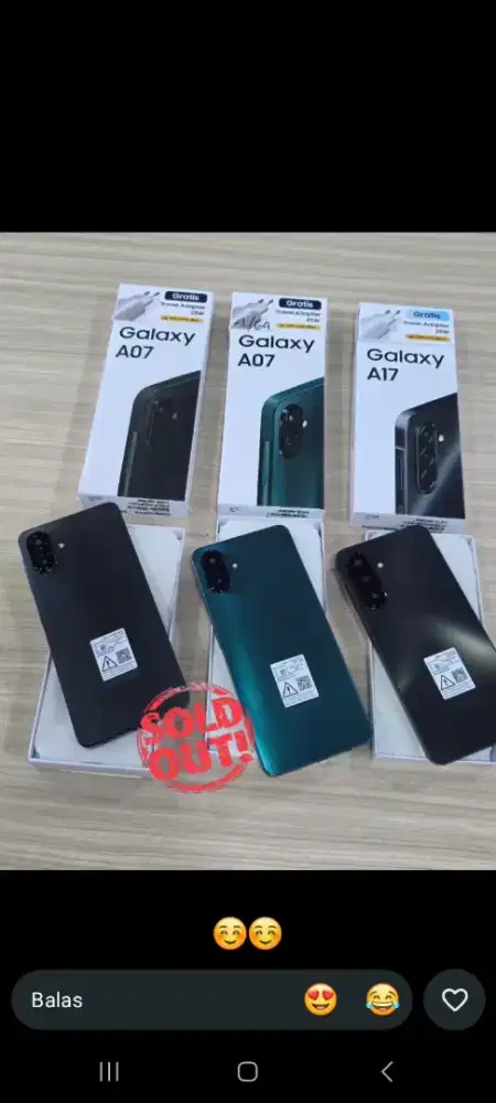 Ready samsung semua tipe