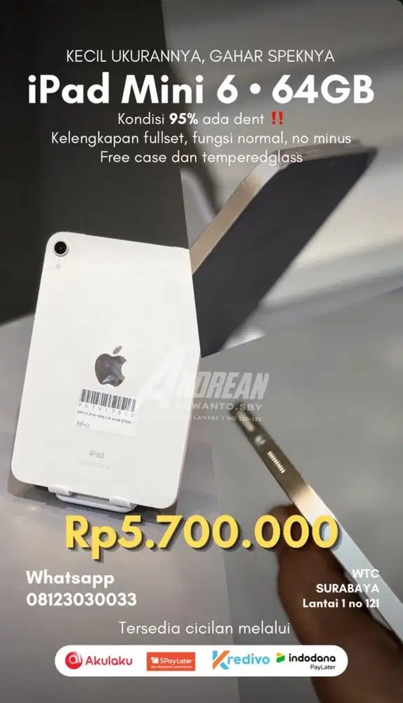 Second Ipad Mini 6 64GB Wifi