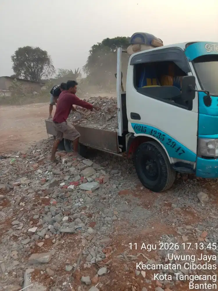 jasa buang puing sampah proyek