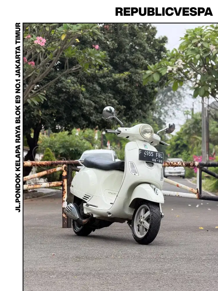 TERMURAH PIAGGIO VESPA LX 150 3V IE TAHUN 2013 WHITE INNOCENTE