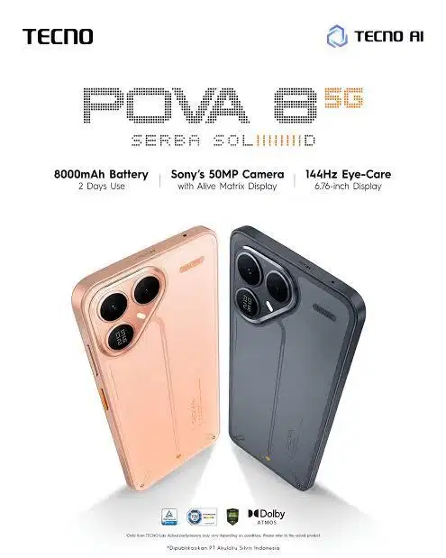 Tecno Pova 8 5G NFC