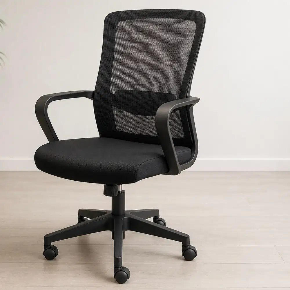 Kursi Kerja & Belajar Aura Midblack