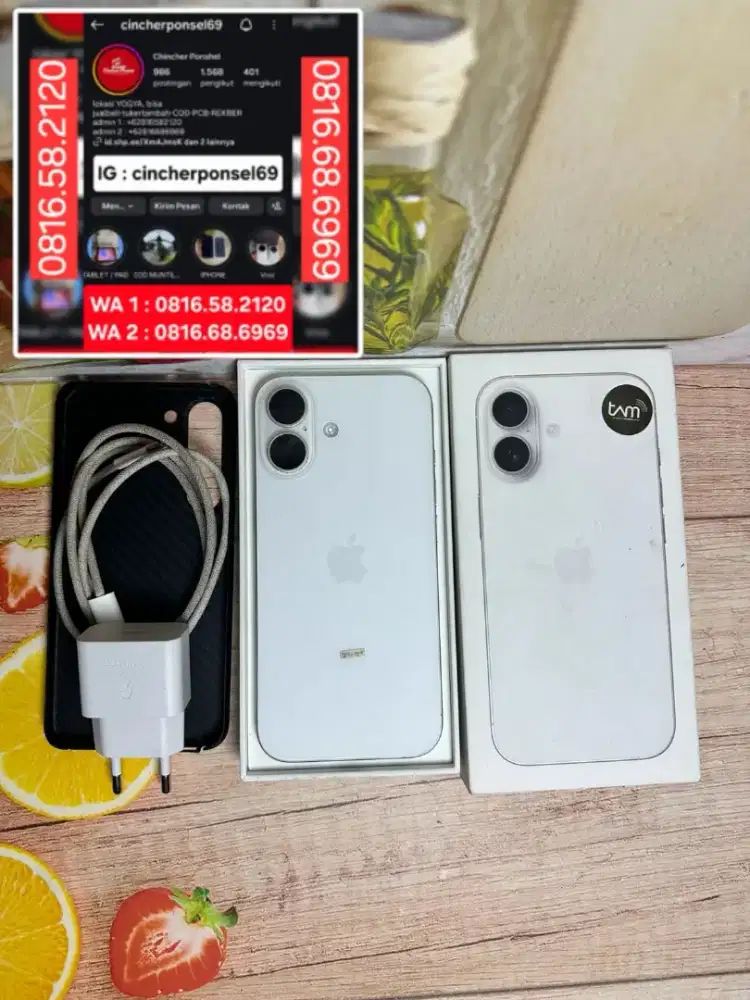 Jual iPhone 17 256Gb likenew istimewa iBox On Sampai feb 2027