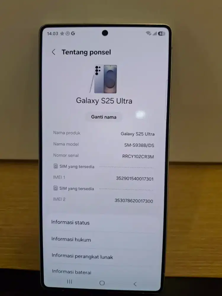Samsung S25 Ultra 12/256GB SEIN