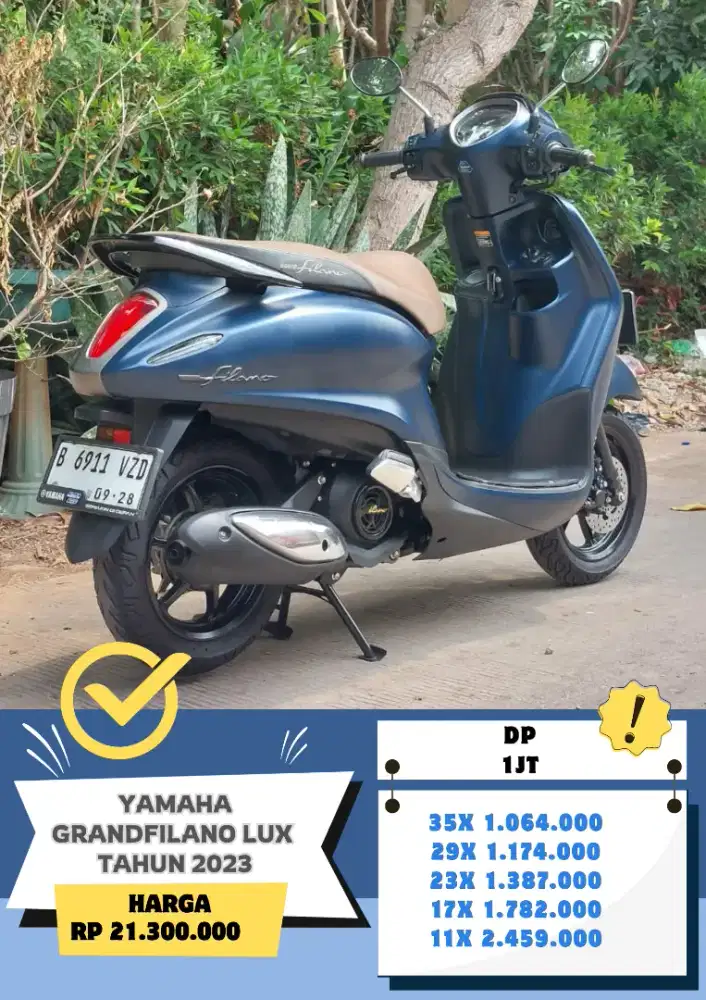 YAMAHA GRANDFILANO LUX TAHUN 2023 DP 1JT