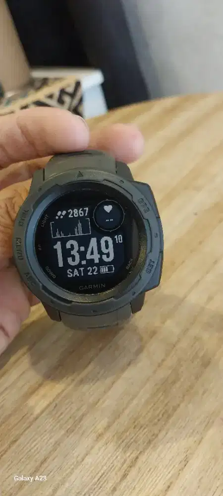 Jam Garmin Instinct Graphite Original