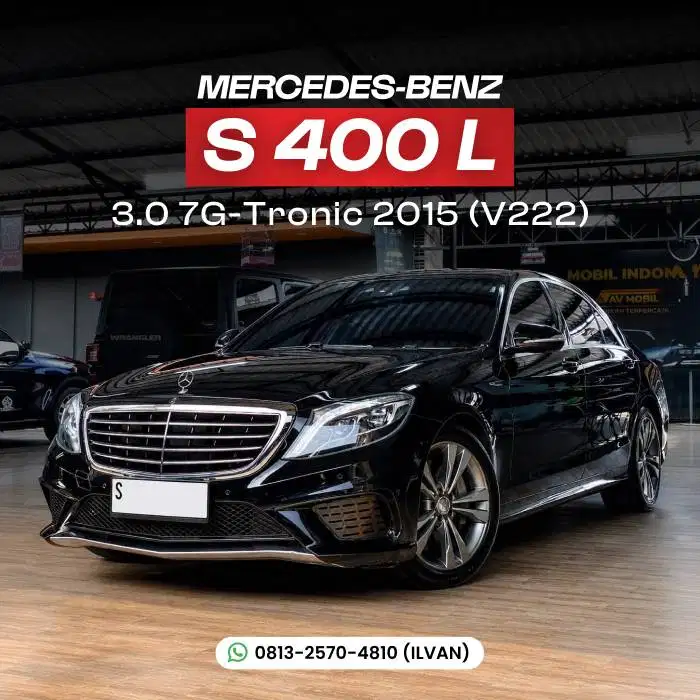 Mercedes-Benz S 400 L 3.0 7G-Tronic 2015 AT MATIC (V222)